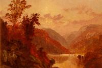 Jasper Francis Cropsey - Crospey Jasper Francis In The Highlands Of The Hudson